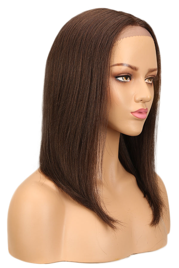 QVR Lace Front Human Hair Wigs 16 Inches Short Straight Wigs For Black Women | Page
