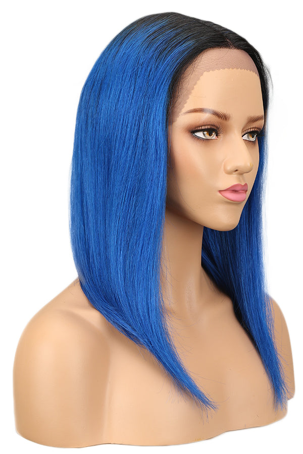 QVR Lace Front Human Hair Wigs 16 Inches Short Straight Wigs For Black Women | Page