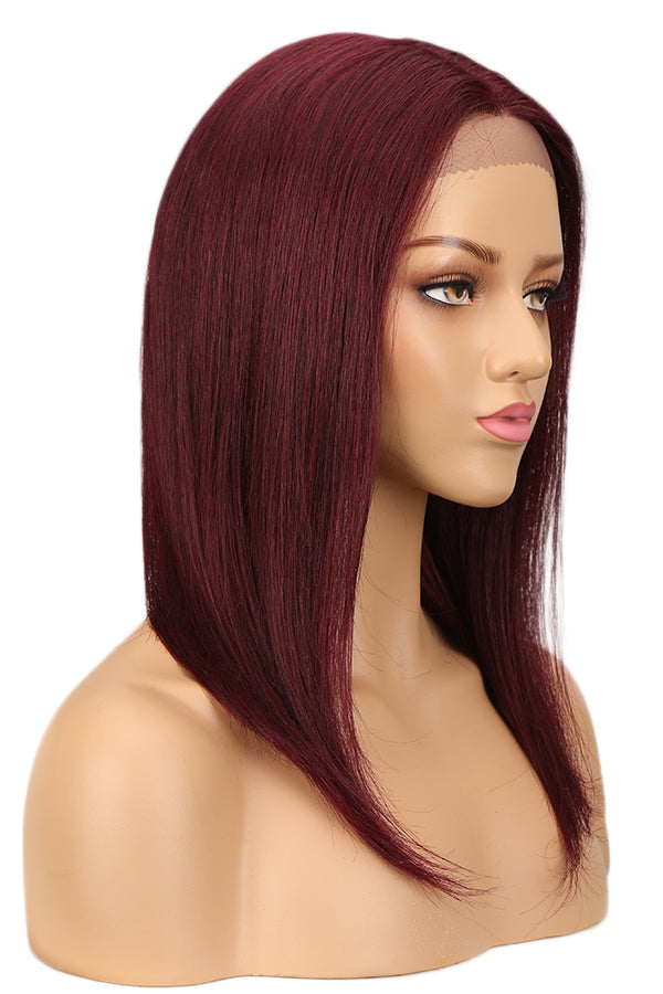 QVR Lace Front Human Hair Wigs 16 Inches Short Straight Wigs For Black Women | Page