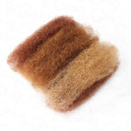 QVR Multi-Color Combo Afro Kinky Bulk Human Hair For Braiding Dreadlock