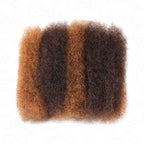 QVR Multi-Color Combo Afro Kinky Bulk Human Hair For Braiding Dreadlock