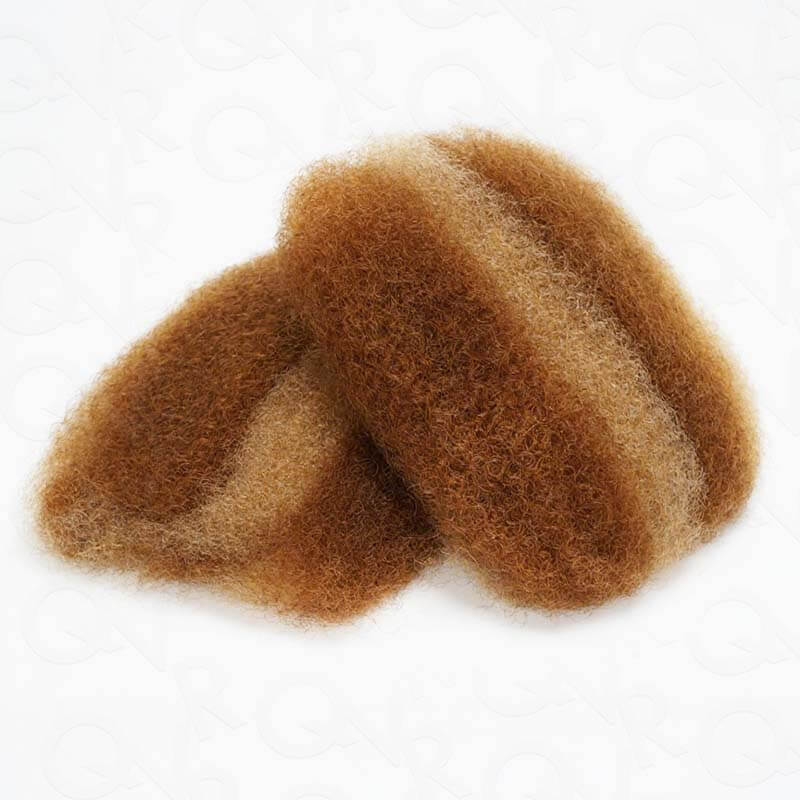 QVR Two Colors #P27/30 Afro Kinky Bulk Human Hair for Mini Twist Braiding Dreadlock