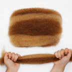 QVR Two Colors #P27/30 Afro Kinky Bulk Human Hair for Mini Twist Braiding Dreadlock
