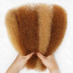 QVR Two Colors #P27/30 Afro Kinky Bulk Human Hair for Mini Twist Braiding Dreadlock