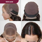 QVR Curly Edge Hairline Wigs Kinky Straight 13x4/13x6 Lace Frontal Human Hair Wigs For Women
