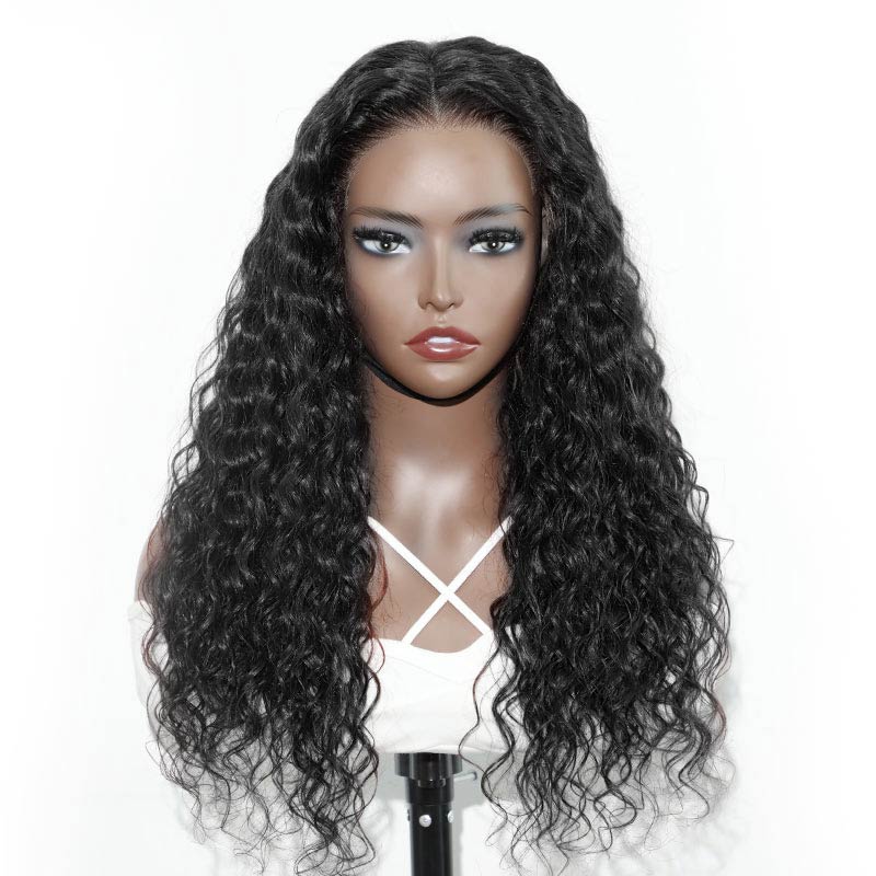 QVR 7x5 Glueless Lace Straight Wig With Pre Plucked Hairline 180% Density