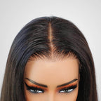 QVR Pre-Bleached Deep Wave 7x5 Lace Wig Glueless Human Hair Wigs