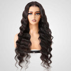 QVR Pre-plucked Loose Deep Wave 7x5 Lace Wig Pre-Bleached Wear&Go Wigs