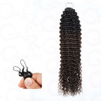 QVR Ombre #T4/30 Human Crochet Hair Small Kinky Curly Machine Made Feather Crochet Hairstyle