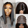 QVR 15A Unprocessed Mono Net Short Bob Glueless Wig Natural Parting and Virgin Human Hair Wigs