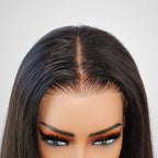 QVR Glueless 13x4 Lace Front Human Hair Wigs With Baby Hair Straight Beginner Friendly Human hair Wigs