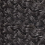 QVR Premium Chinese Hair Water Wave Virgin Human Crochet Hair Natural Black Machine Made Feather Crochet Hairstyles