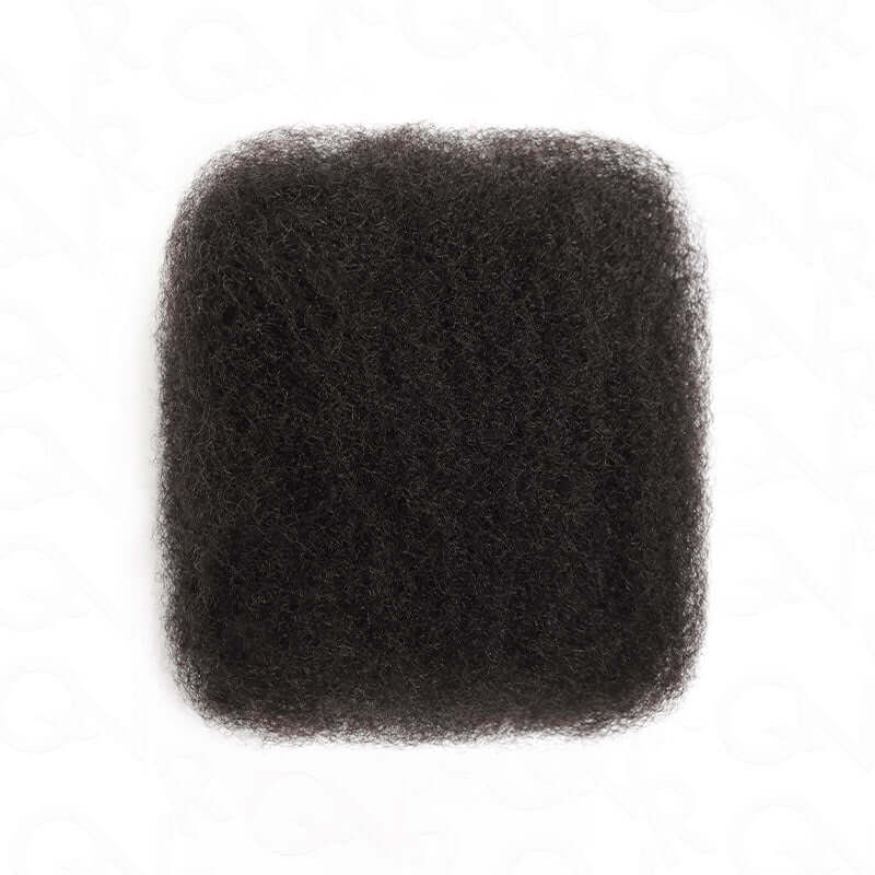 QVR No Short Hair Upgraded Afro Kinky Bulk Human Hair for Braiding & Mini Twists