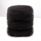 QVR No Short Hair Upgraded Afro Kinky Bulk Human Hair for Braiding & Mini Twists