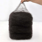 QVR No Short Hair Upgraded Afro Kinky Bulk Human Hair for Braiding & Mini Twists
