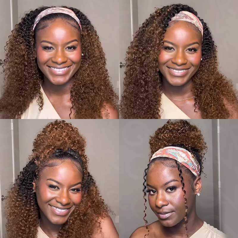 QVR #T1B/30 Crochet Hair Small Kinky Curly Machine Made Feather Human Hair Extension