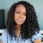 Member Sale| QVR Burmese Curly Crochet Hair Natural Black