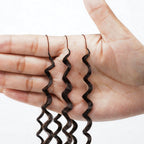 QVR Ombre #T4/30 Human Crochet Hair Small Kinky Curly Machine Made Feather Crochet Hairstyle