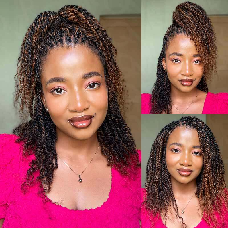 QVR Natural Black Afro kinky Bulk Hair Extensions For Braiding Dreadlock Human Hair