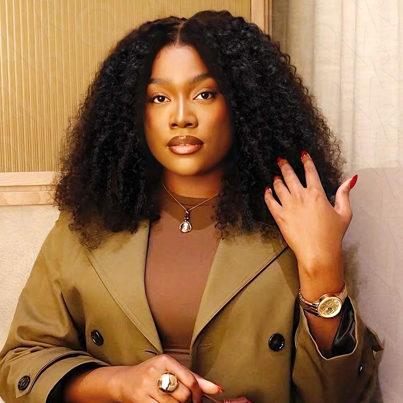 QVR Burmese Curly 5X5 Lace Closure Wig Wear To Go 4Pre Design Virgin Human Hair Wigs