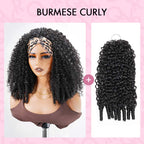 QVR Miracle Knots X Half Wig Hack Seamless Miracle Braids Human Hair Crochet Weave Hair Extension