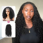 QVR Miracle Knots X Half Wig Hack Seamless Miracle Braids Human Hair Crochet Weave Hair Extension