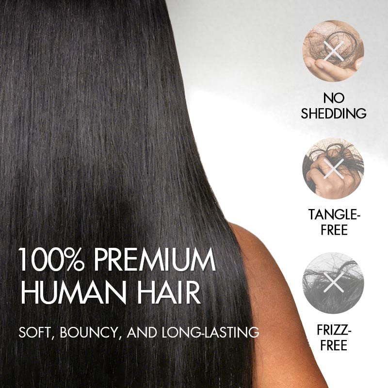 P3G5|Ombre #T1B/4 Burmese Curly Feather Crochet Human Hair