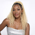 QVR #613 Blonde Color Afro kinky Bulk Human Hair for Braiding & Twists