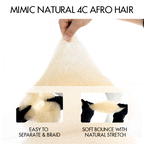 QVR #613 Blonde Color Afro kinky Bulk Human Hair for Braiding & Twists
