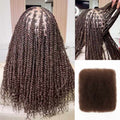 QVR Dark Brown Afro kinky Bulk Hair Extensions For Braiding Dreadlock Human Hair