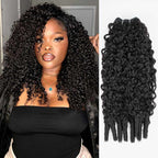 QVR Burmese Curly Hair Bundle With Spiral curls Double Drawn Virgin Human Hair Weave
