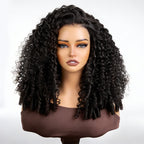 QVR Burmese Curly 5X5 Lace Closure Wig Wear To Go 4Pre Design Virgin Human Hair Wigs