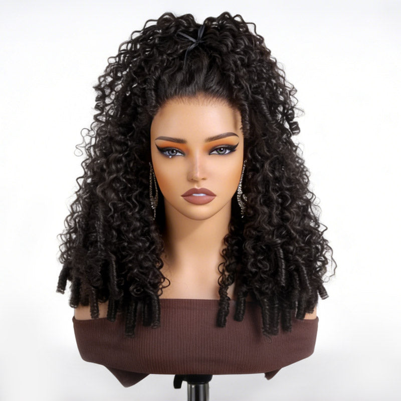 QVR Burmese Curly 5X5 Lace Closure Wig Wear To Go 4Pre Design Virgin Human Hair Wigs