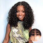 QVR Knotless Boho Braid 5X5 Lace Closure Wig with Braided Top Wear To Go Virgin Human Hair Wigs