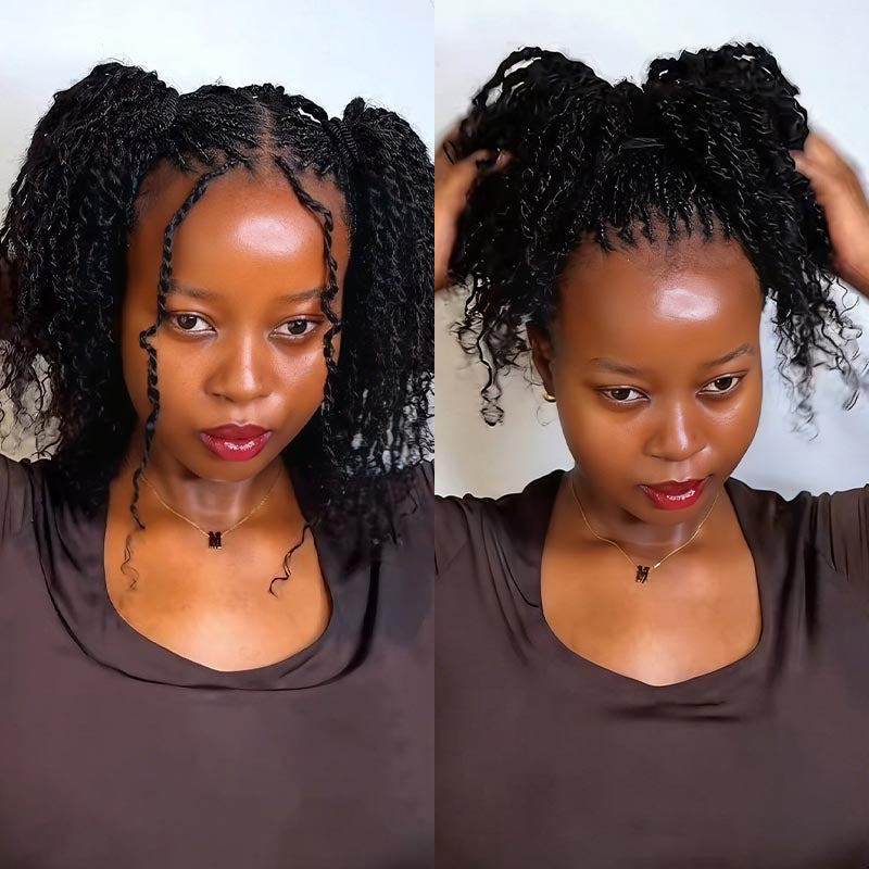 QVR Brazilian Remy Hair Afro kinky Bulk Human Hair For Braiding Dreadlock Hair
