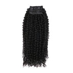QVR Tight Curly PU Clip In Hair Extensions 9PCS 5PCS Volumizer Human Hair