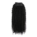 QVR Tight Curly PU Clip In Hair Extensions 9PCS 5PCS Volumizer Human Hair
