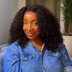 QVR Burmese Curly 13X4 Lace Front Wig Wear To Go 4Pre Design Virgin Human Hair Wigs
