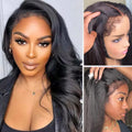 QVR 4C Hairline Curly Edge Wig Body Wave 13x4/13x6 HD Glueless Undetectable Lace Wigs