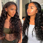 QVR Glueless Loose Deep Wave V Part Wigs 180% Density Super Natural Human Hair Glueless 0 Skill Needed Wig