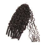 QVR Honey Blonde #27 Feather Crochet Human Hair Burmese Curly Crochet Weave Hair Extensions