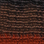QVR Ombre #T1B/30/613 Small Kinky Curly Machine Made Feather Crochet Human Hair Extensions
