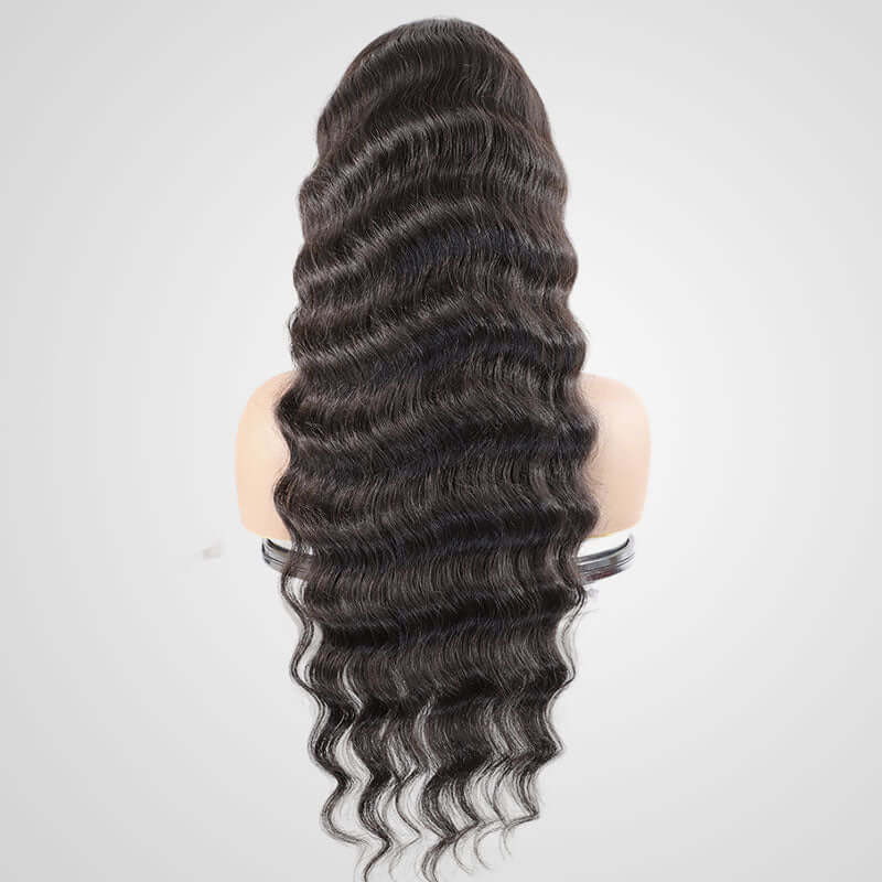 QVR Pre-plucked Loose Deep Wave 7x5 Lace Wig Pre-Bleached Wear&Go Wigs