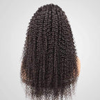 QVR Glueless Jerry Curly Pre-Bleached 7x5 Lace Wig with Pre-plucked Hairline