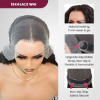 QVR Real Glueless Straight/Body Wave HD Pre Cut Lace Front Human Hair Wigs 210% Density