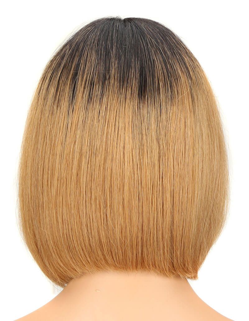 QVR Lace Front Human Hair Wigs 10" Bob Wig | LYNA