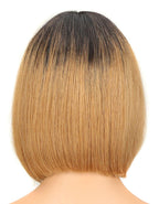 QVR Lace Front Human Hair Wigs 10" Bob Wig | LYNA