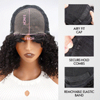 QVR Knotless Boho Braid 5X5 Lace Closure Wig with Braided Top Wear To Go Virgin Human Hair Wigs