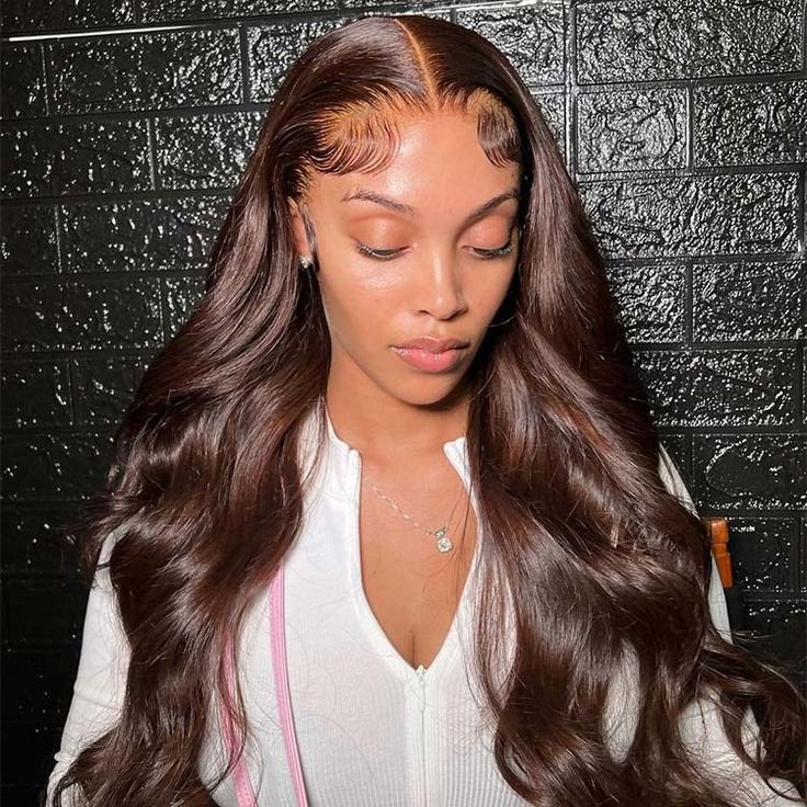 QVR Glueless Pre-Cut 4x6 Lace Closure Dark Brown #4 Colored Wear&Go Upgrade HD Lace Straight/Body Wave Human Hair Wig Beginner-Friendly