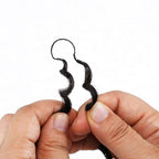 QVR Ombre Brown #T1B/4 Human Crochet Hair Small Kinky Curly Machine Made Feather Crochet Hairstyle
